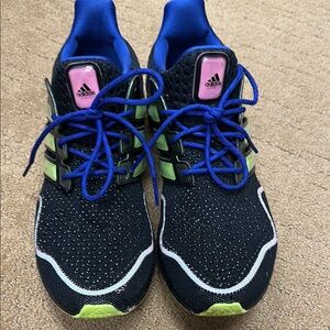 Adidas Mens Black and Neon Ultra Boost